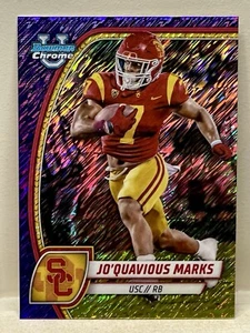 2024 Bowman Chrome U Jo'Quavious Marks refractor brillo púrpura #102 USC - Imagen 1 de 2