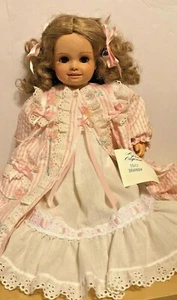  MUÑECA Jerri McCloud Original PORCELANA BISCA 1022 Brandy Rayas Rosa  - Imagen 1 de 12