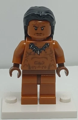 Lego Minifigure Ugha Warrior with hair iaj015 - Image 1 of 2