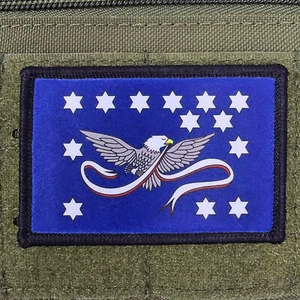 Whiskey Rebellion Patch Moral Tactical Military Army USA Flag Hook & Loop 3x2 - Picture 1 of 8