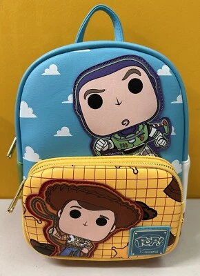 ⭐️Toy Story Buzz & Woody Pixar Backpack ⭐️ Funko Pop Loungefly ⭐️ BRAND NEW ⭐️ - Image 1 of 4