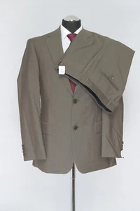 180 PW108 HUGO BOSS Anzug Sakko Hose Gr. 48 schlamm Einreiher Pasini/ Movie1 - Bild 1 von 6