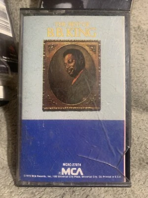 B.B. KING   "The Best Of B.B. King"   Cassette    MCA  Vntg Original 1973 - Image 1 of 2