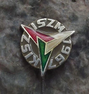 Distintivo Spilla Conferenza Membri KISZ ISZM Lega Giovani Comunisti 1967 Ungheria - Foto 1 di 6