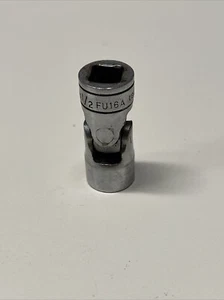 Snap on Tools FU16A 1/2" SAE Shallow Universal Socket 12 Point 3/8" Drive 8B4 - Picture 1 of 7