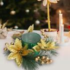 Christmas Candle Rings Candle Wreath Candle Garland For Party Fireplace Home