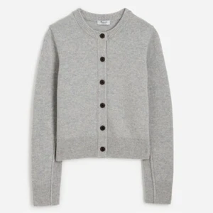 Madewell Cashmere Button-Front Cardigan Sweater Women's XL Grey - Picture 1 of 9
