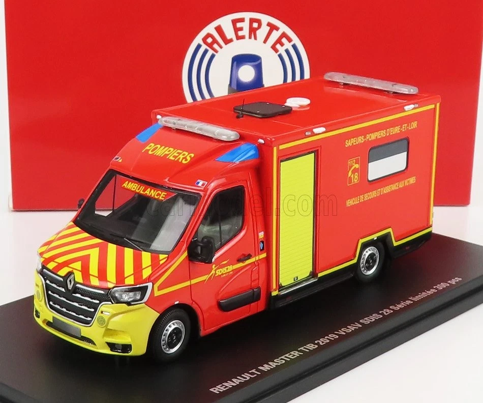 1/43 ALERTE - RENAULT - MASTER VAN VSAV SDIS 28 VEHICULE DE SECOURS ET ALERTE011 - Immagine 1 di 1