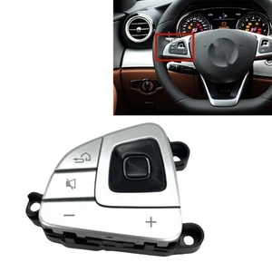 Silver Steering Wheel Switch For Mercedes Benz E Class W213 2016-2018 Left - Picture 1 of 5
