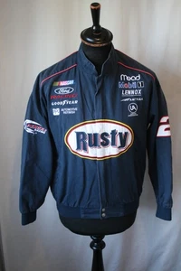 Vintage Rusty Wallace No 2 Nascar Mobil Track Harrington Jacke Gr. XL Racing Chore - Bild 1 von 16