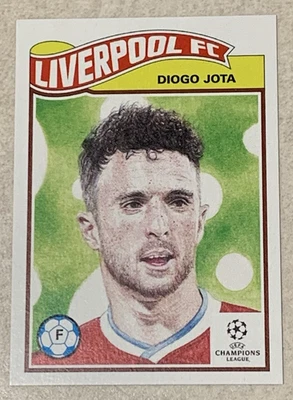 Diogo Jota 2020 Topps Living Set #236 Liverpool UEFA Champions League - Image 1 of 4