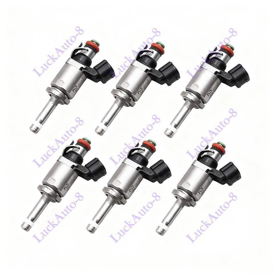 Juego de 6 inyectores de combustible 16450-R9P-A01 para Acura MDX RLX TLX 3,5 L 2014-2020 Foto 1 de 4