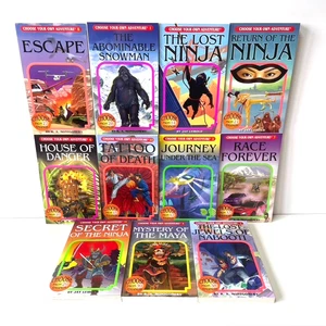 Choose Your Own Adventure 11 Books Collection 1980s Fun Game Books For Children - Picture 1 of 4