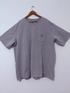 Carhartt T Shirt Original Fit Short Sleeve Shirt Gray Men’s Size 3XL - Picture 1 of 4