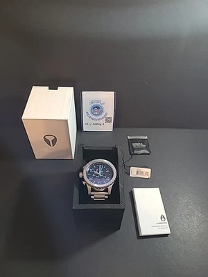  NIXON 51-30 CRONO Reloj Hombre Cuarzo Cronógrafo A083-2219 Azul/Plata Foto 1 de 4