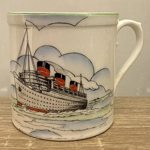 Original Early RMS Queen Mary Royal Stafford Bone China Mug Rare - Picture 1 of 8