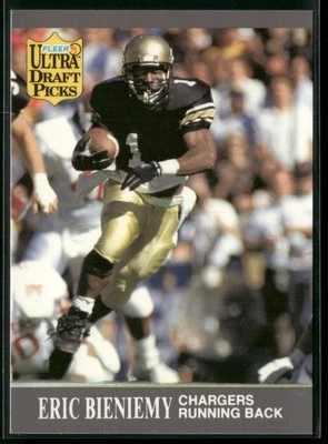1991 Ultra #280 Eric Bieniemy - Image 1 of 2