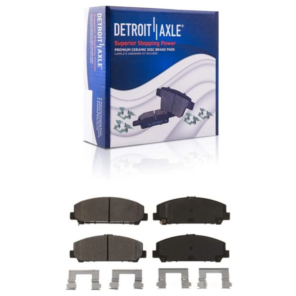 Pastillas de freno delanteras de cerámica de eje Detroit para Infiniti QX56 Ni 2008 2009 2010 Foto 1 de 4