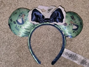 NEW Disney Parks Epcot United Kingdom Alice In Wonderland Minnie Ears Headband - Picture 1 of 2
