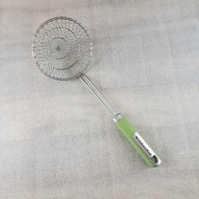 KitchenAid Asian Strainer Wire Mesh Avocado Apple Green 13 3/4" Long - Image 1 of 4