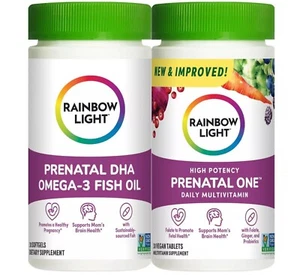 Rainbow Light Prenatal One High Potency Daily Multivitamin with Folate, 60 Tb - Picture 1 of 4