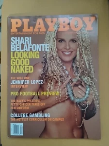 Playboy Magazine September 2000 Shari Belafonte Nude, Jennifer Lopez, Complete - Picture 1 of 1
