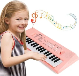 Docam Klavier Keyboard Kinder, 37 Tasten Klavier für Kinder Musikklavier mit