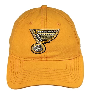St. Louis Blues Crystal Logo Ajdustable Strapback Gold New Era 9Twenty Hat Cap - Picture 1 of 7
