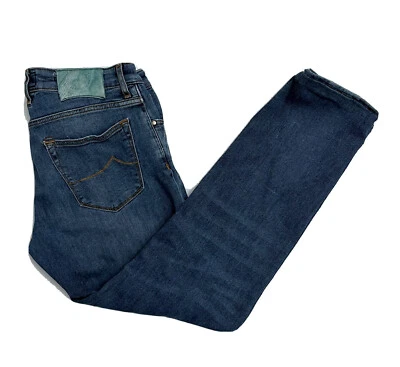 Jacob Cohen Luxury Handmade Italian Designer Distressed Jeans - Mens 36 x 30 - Image 1 of 4