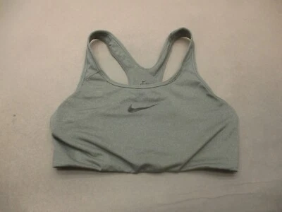 NIKE DRI-FIT Size M Womens Unlined Wireless Pull On Racer Back Sports Bra 10F - Imagem 1 de 4