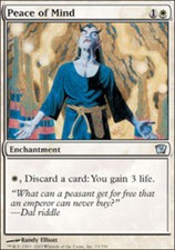 4x Peace of Mind MTG 9th Edition NM Magic Regular