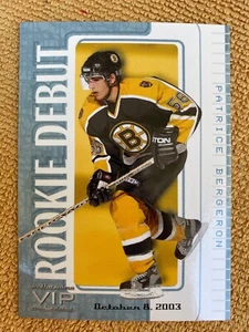 2003-04 In the Game VIP Rookie Debut #6 - Patrice Bergeron /166 - Picture 1 of 1