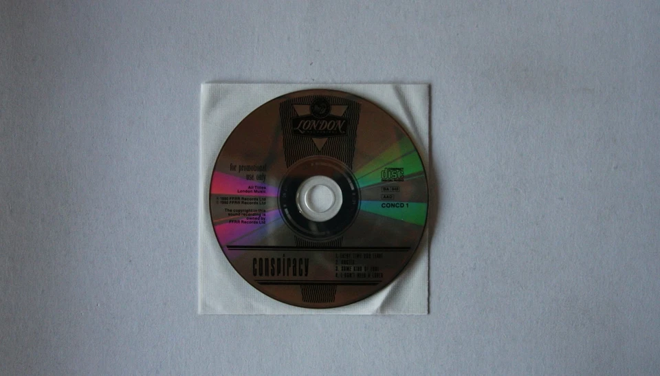 Conspiracy Every Time You Leave UK CDSingle 1990 Rare Adv Promo CONCD1 Synthpop - Bild 1 von 1