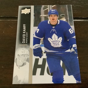 2021-22 UD Extended Series Base #642 David Kampf - Toronto Maple Leafs