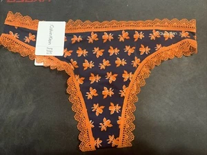 Nuevo con etiquetas Calvin Klein Mujer (X-SMALL) Flirty Micro Tanga QD3705-403 - Imagen 1 de 5