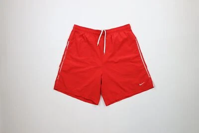 Vintage 90s Y2K Nike Mens Medium Travis Scott Mini Swoosh Lined Soccer Shorts - Image 1 of 4