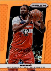 2013-14 Panini Prizm Prizms Orange #78 Nene #04/60 - NM-MT