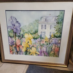 Large Watercolor Painting Signed by Artist Pat Thompson  - Picture 1 of 7