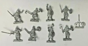 EBOB Miniatures - 28mm Vikings - Lot of 8 Metal Figures - Imagen 1 de 4
