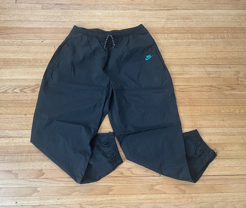 Vintage 90’s Nike Wind Pants Mens XL Black Carolina Panthers Cover