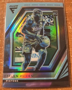 2022-23 Panini Flux Jalen Duren Lunar Eclipse Prizm Refractor Rookie #13/25