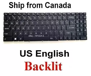 Keyboard for MSI Modern 15 B12M 15 H B13M - US English Backlit - Bild 1 von 2