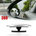 Car Rearview Blind Spot Side Rear View Mirror Convex Wide Angle Adjustable Parts
