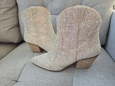 NUEVOS Botines Vaqueros Matisse. Diamantes de imitación talla 8. Foto 1 de 4