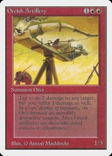 Orcish Artillery Unlimited HEAVILY PLD Red Uncommon MAGIC MTG CARD ABUGames