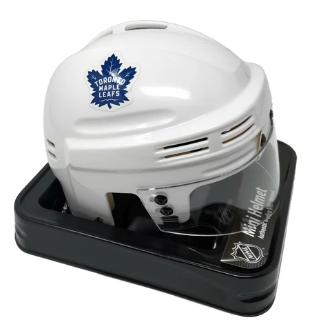 TORONTO MAPLE LEAFS NHL LICENSED WHITE MINI HELMET Cover