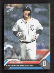 2023 Topps Now #929 Miguel Cabrera Blue 44/49 - Picture 1 of 2