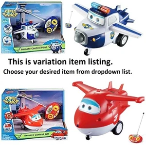 Super Wings Toy RC Vehicle Remote Control Plane Jett Paul Ages 3+ New Toy - Picture 1 of 9