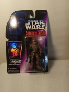 Star Wars Shadows of the Empire Chewbacca in Bounty Hunter Disguise Axe & Rifle - Picture 1 of 6