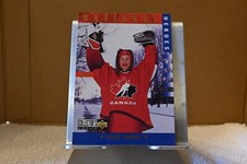 Multiple years of women's hockey cards